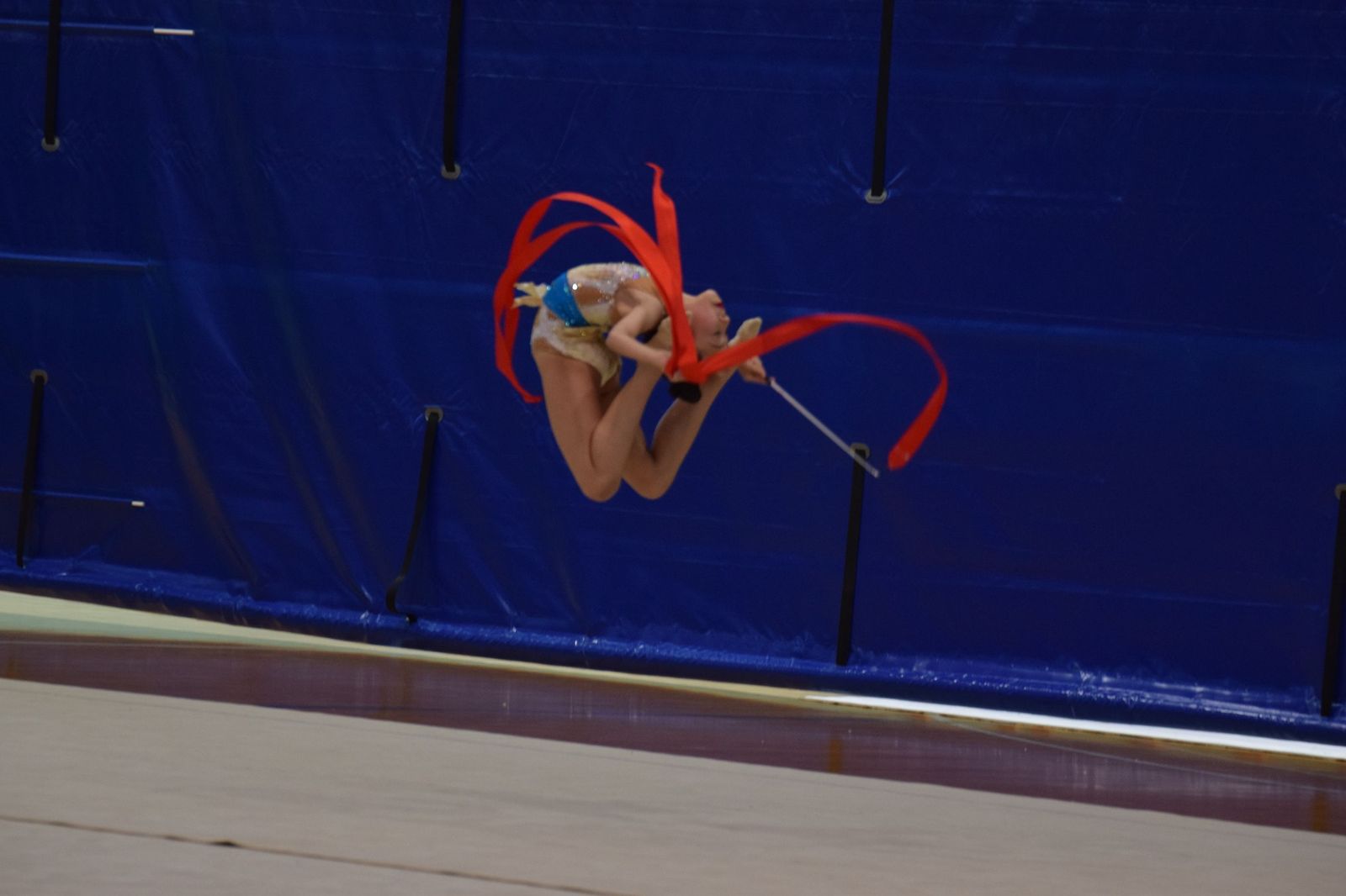 Exhibición de Gimnasia Rítmica
