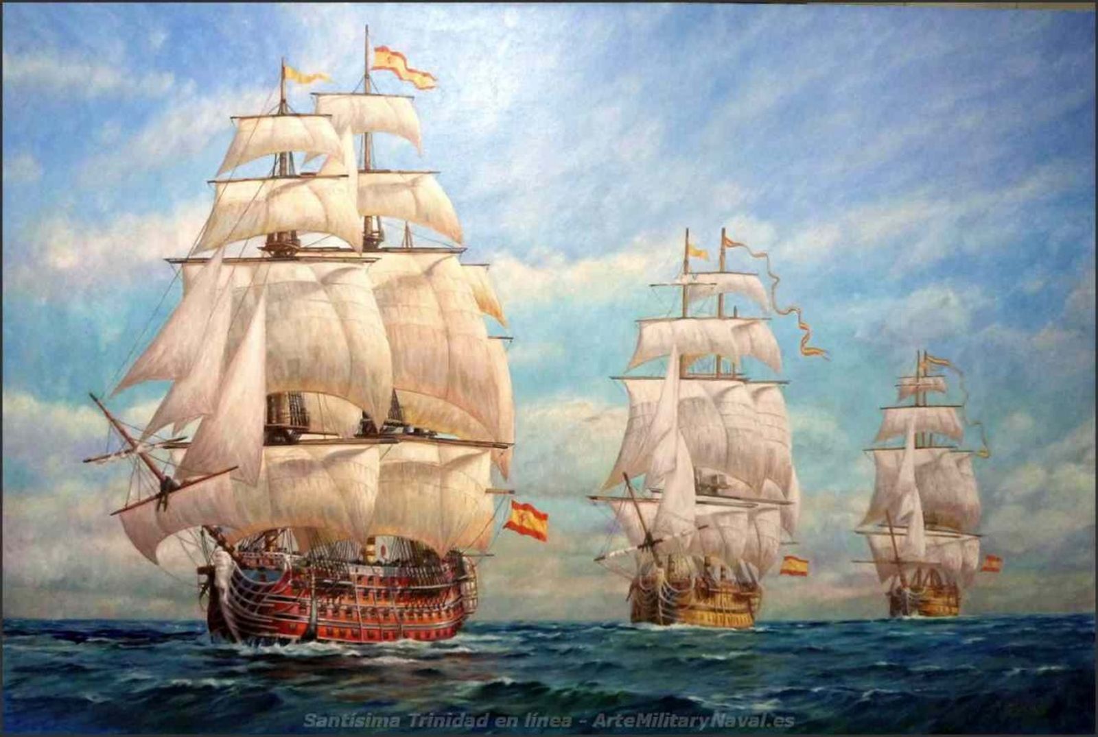 Navío Santísima Trinidad. / FOTO CEDIDA