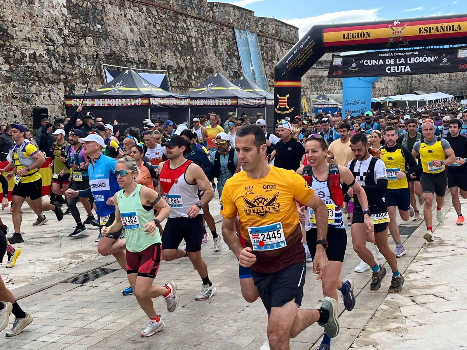 La previa y el inicio de la X Cuna de la Legión a través del objetivo de Reduan