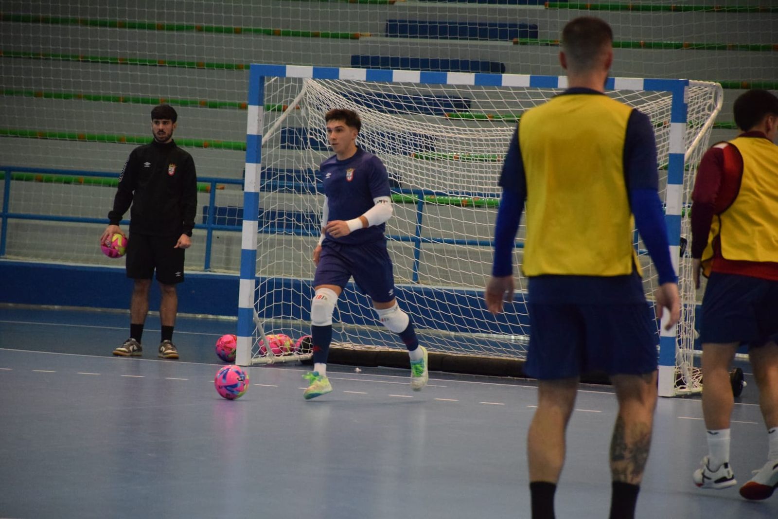 Primer entrenamiento de Nacho García, nuevo entrenador del Ceuti