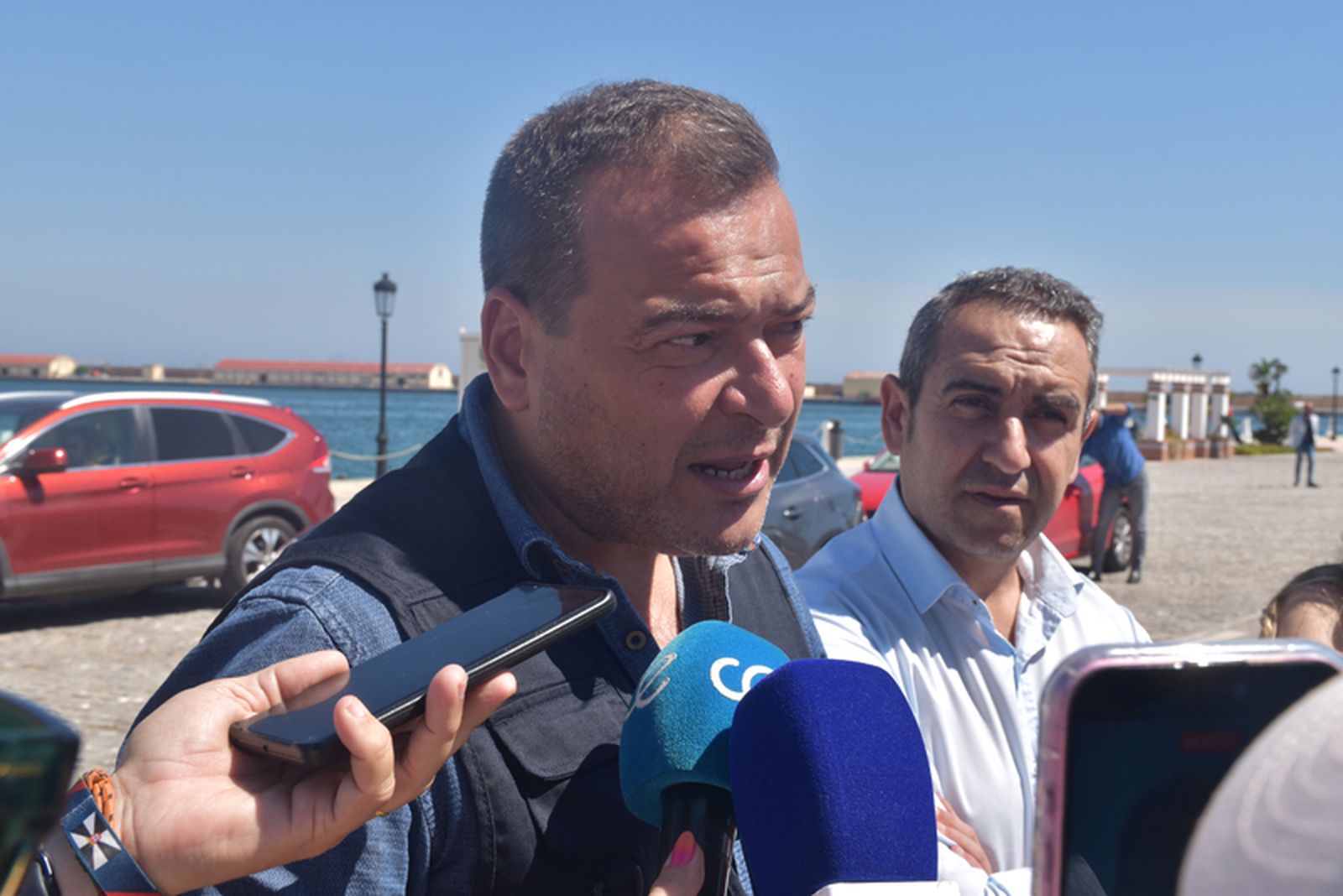 La OPE ensaya una zona de emergencia en el Muelle España
