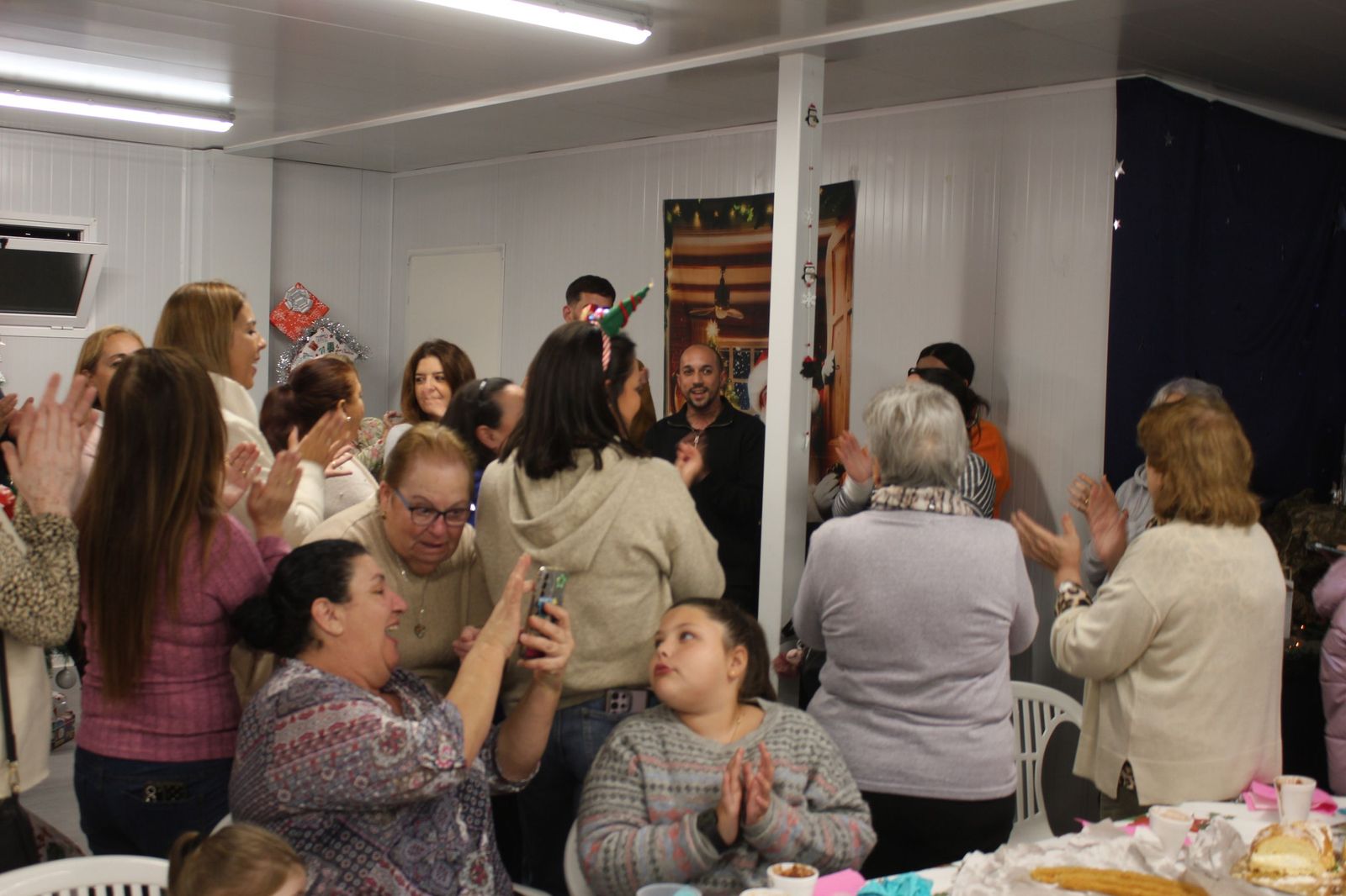 Una chocolatada especial en Juan XXIII