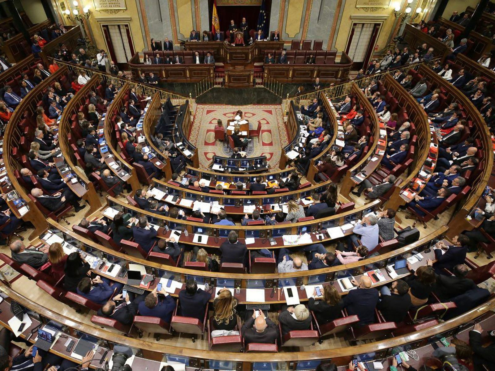 Interior del Congreso de los Diputados