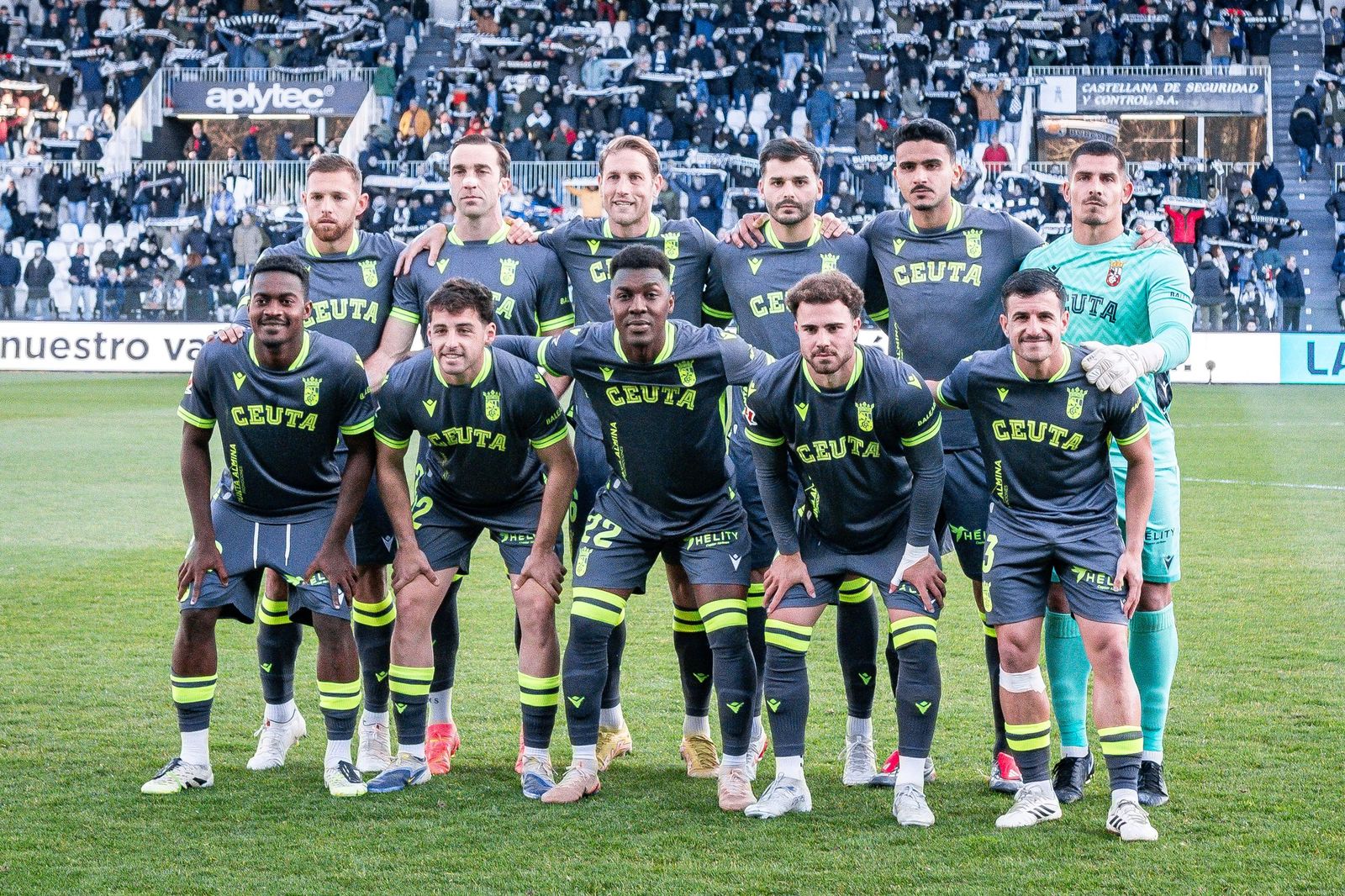 Burgos-AD Ceuta, partido de la Liga Hypermotion