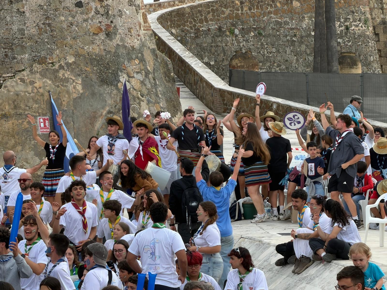 Ceuta brilla y deja el pabellón alto en el Festival Scout