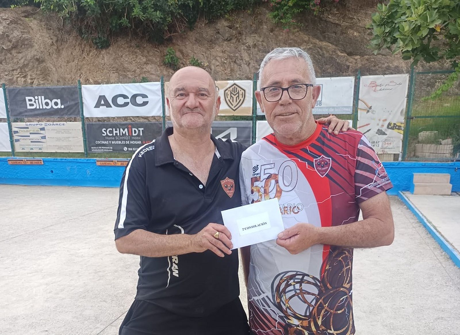 Entrega de trofeos del torneo