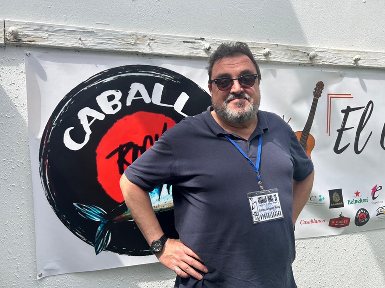 El director del festival, Antonio Fernández, alias Moli. / FOTO G.S.