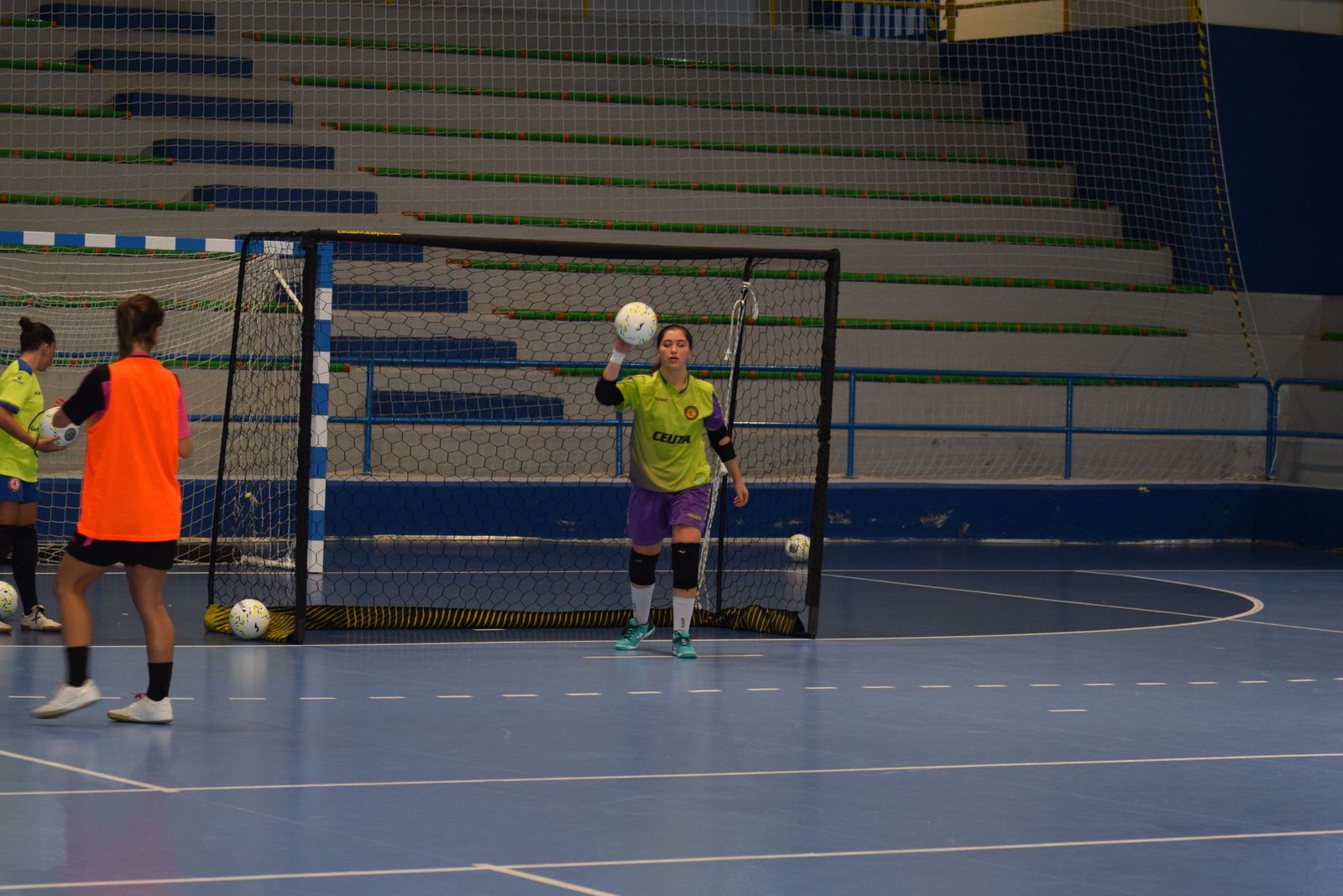 Entrenamiento en el Camoens