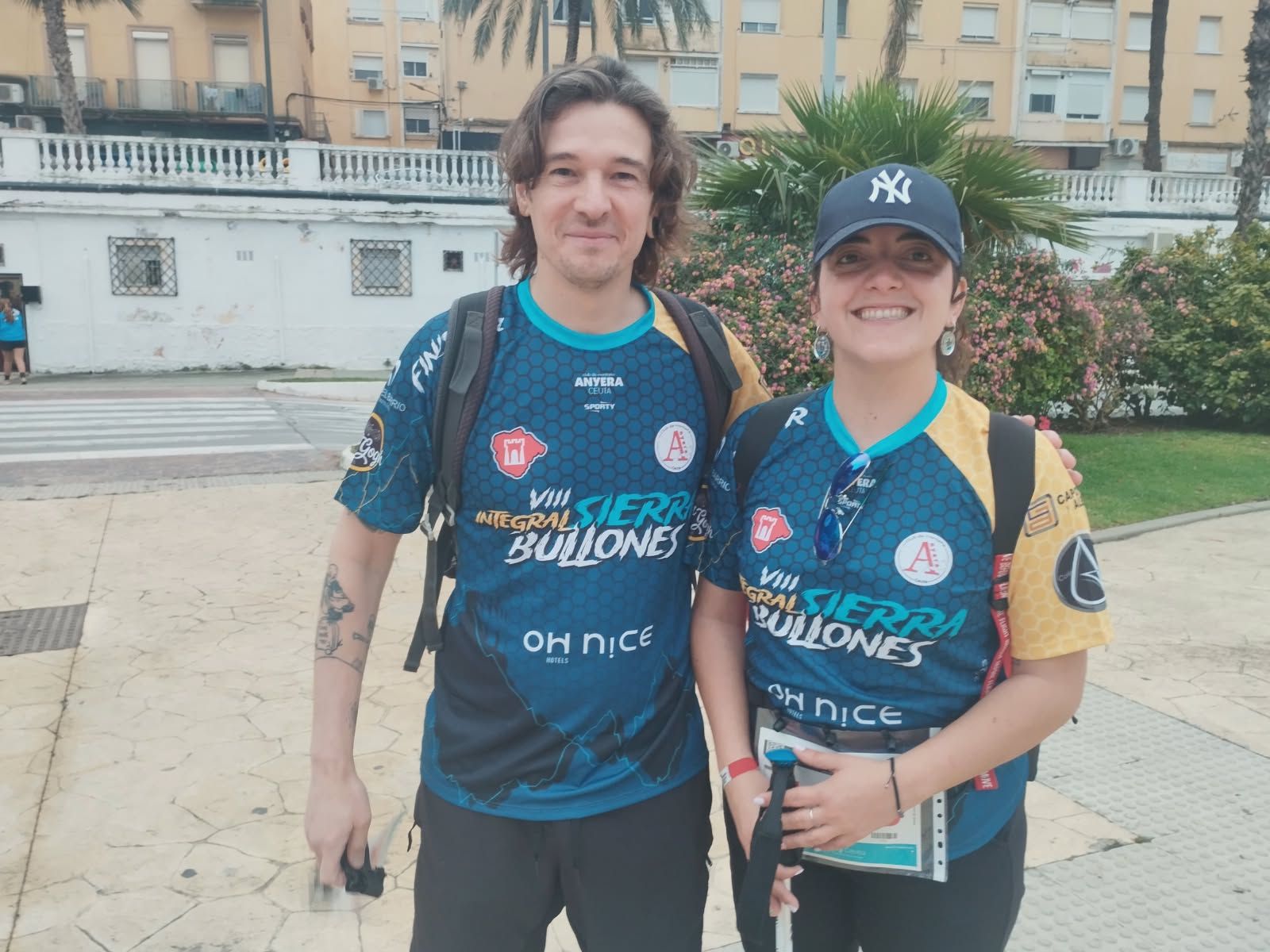 Participantes en la 'Vuela a Ceuta Andando'