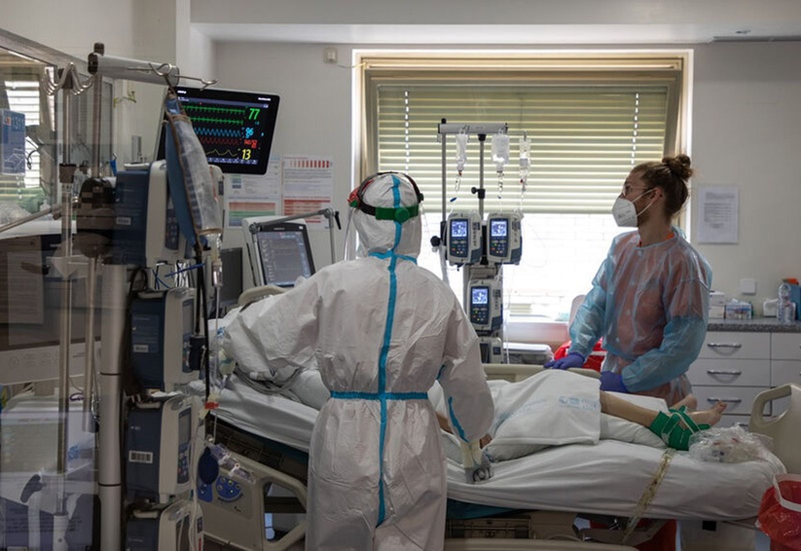 Imagen de un paciente ingresado. / FOTO REDUAN