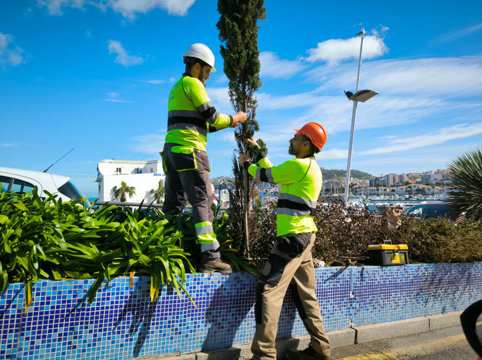 La Ciudad, a través de sus medios propios, trabaja para recuperar la normalidad tras los temporales