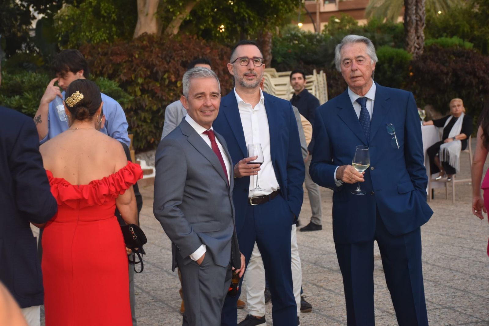 Una recepción el el Parque Marítimo, antesala del Forbes Ceuta AI & Tech Summit