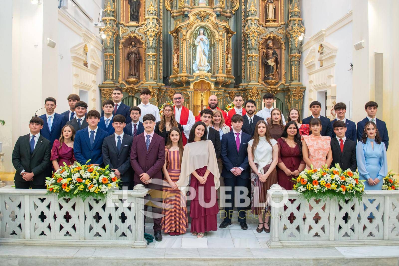 Confirmaciones en la iglesia de San Francisco este viernes