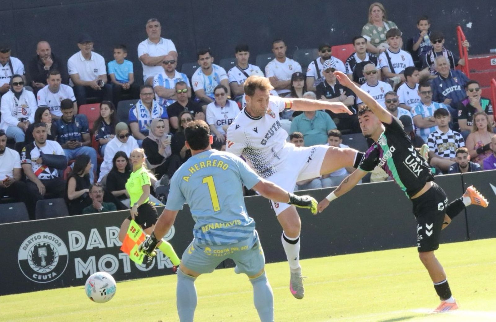 El Ceuta no pudo ante un buen Málaga