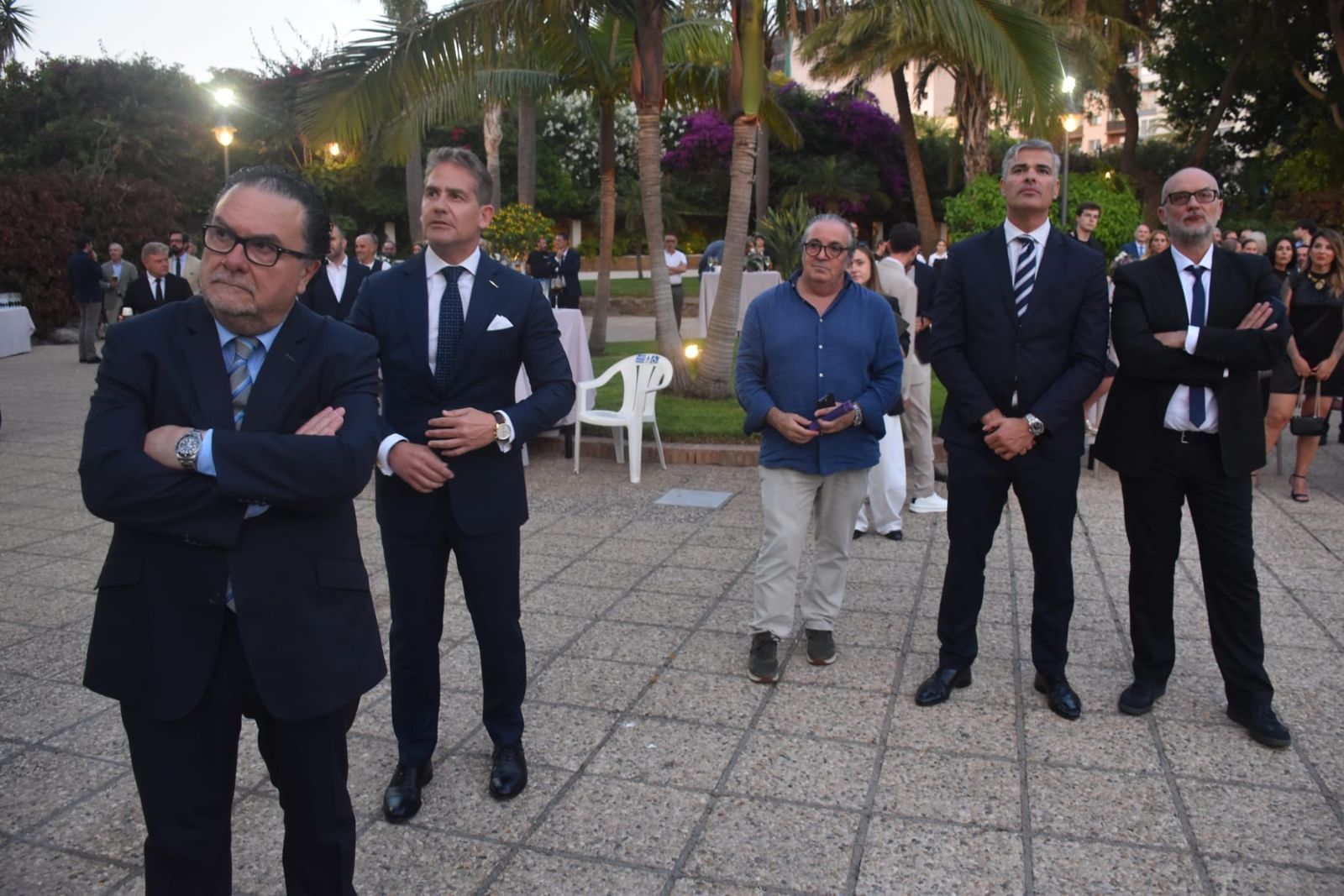 Una recepción el el Parque Marítimo, antesala del Forbes Ceuta AI & Tech Summit