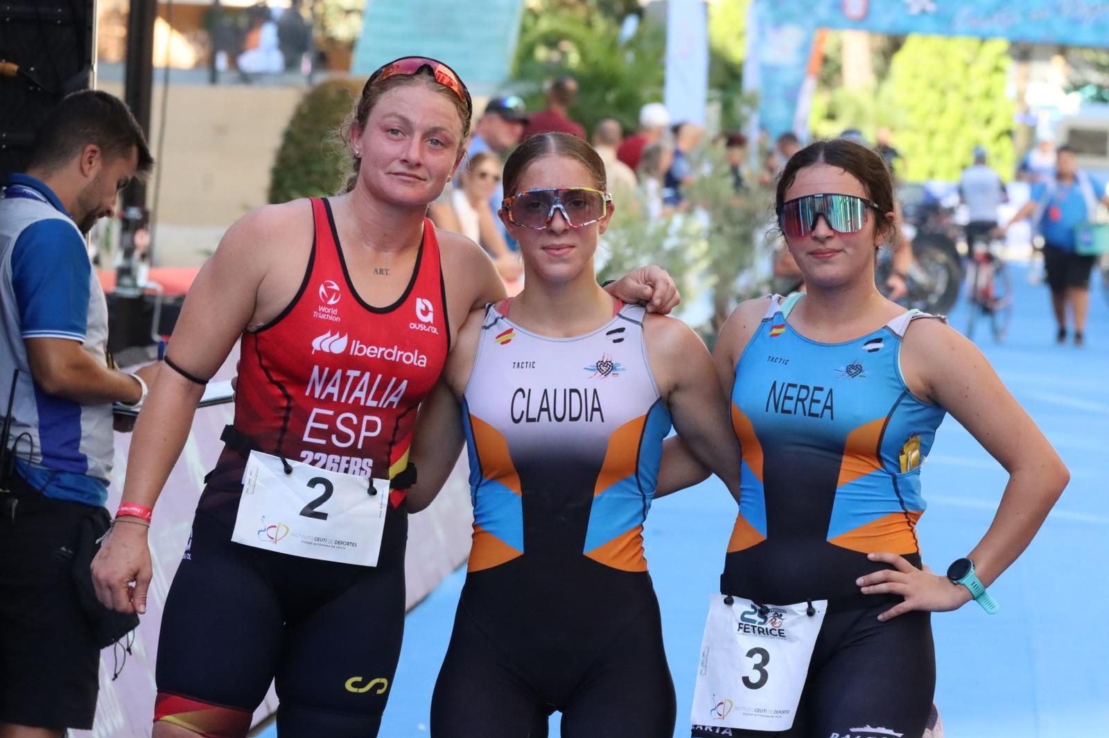 Vilal Ahmed y Claudia Casanova ganan el 'Triatlón Autonómico'