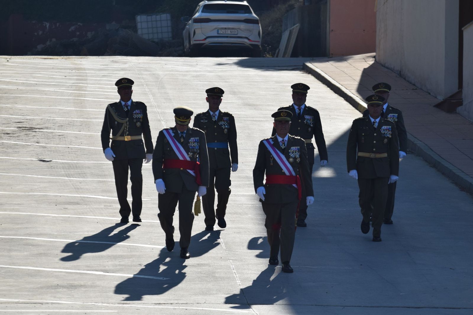 El Regimiento de Ingenieros 7 honra a San Fernando en una solemne parada militar en El Jaral