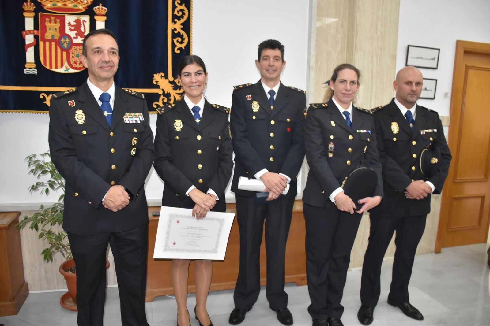 Protección Civil rreconoce el éxito de la OPE con la entrega de sus Medallas