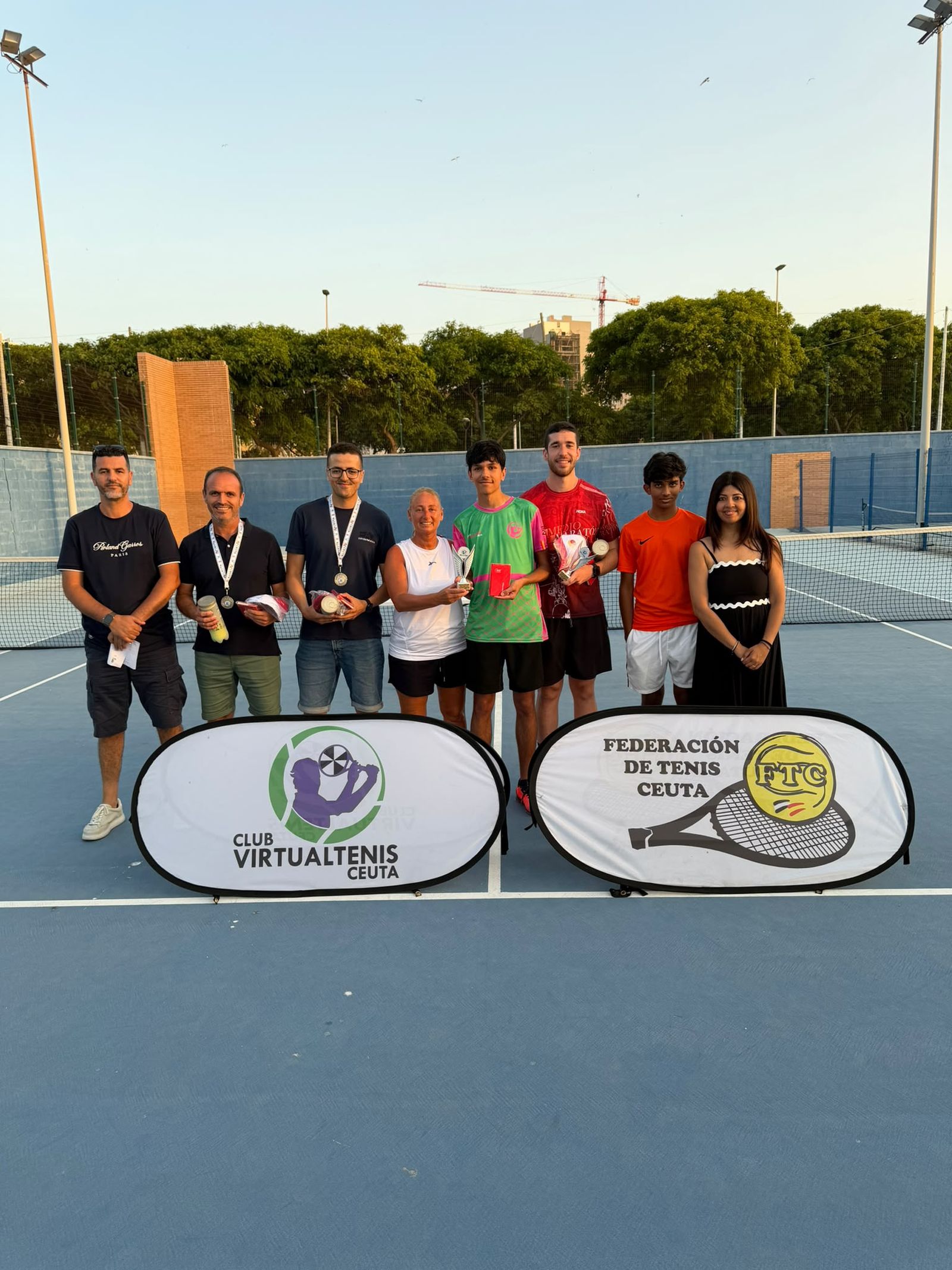 Ander Ararou y Reichel Gómez ganan la XII Liga de Tenis Kids College Ceuta Ceuta