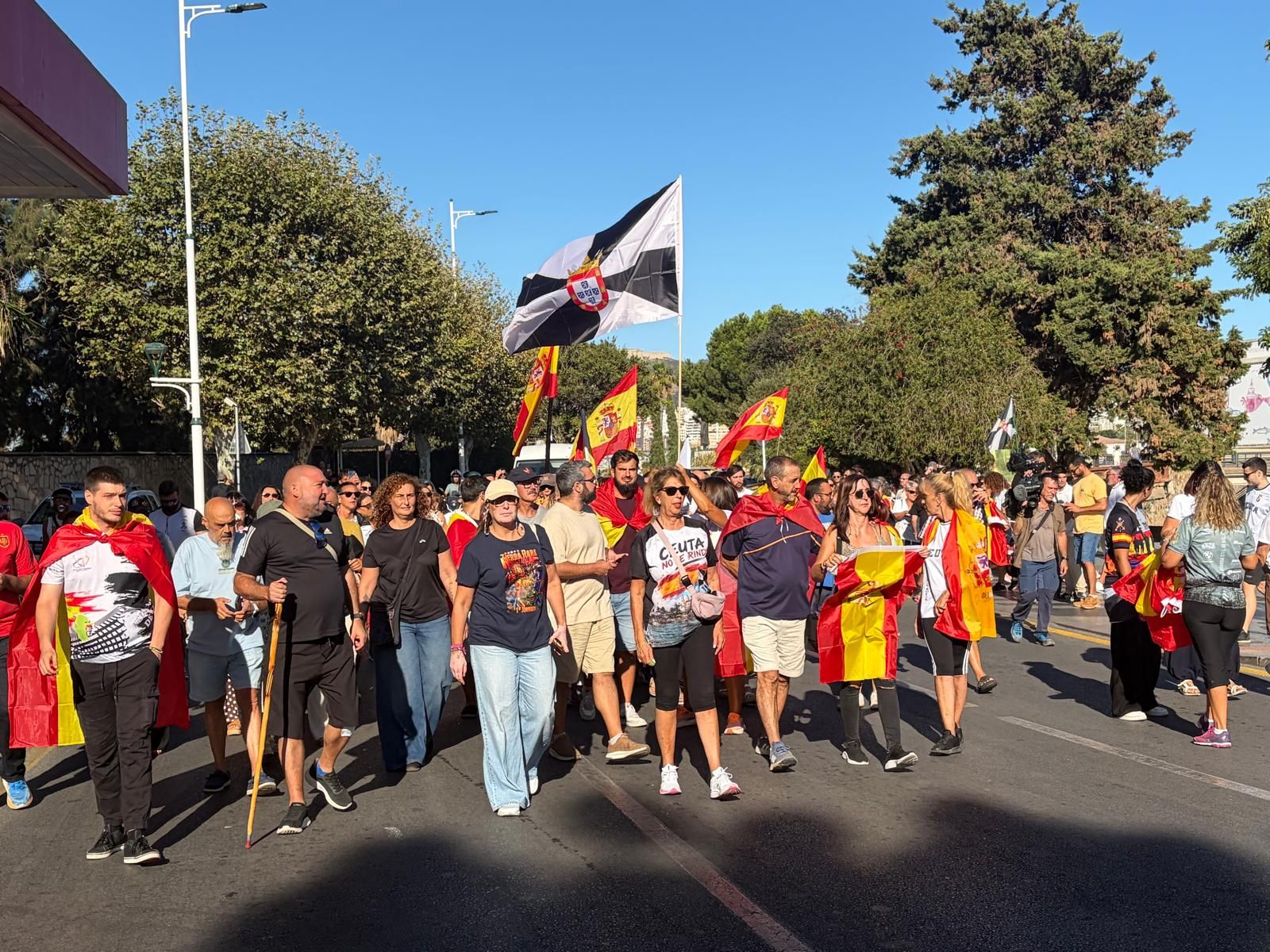 La ‘sentada pacífica’: una nueva manifestación hasta la frontera y en contra la violencia