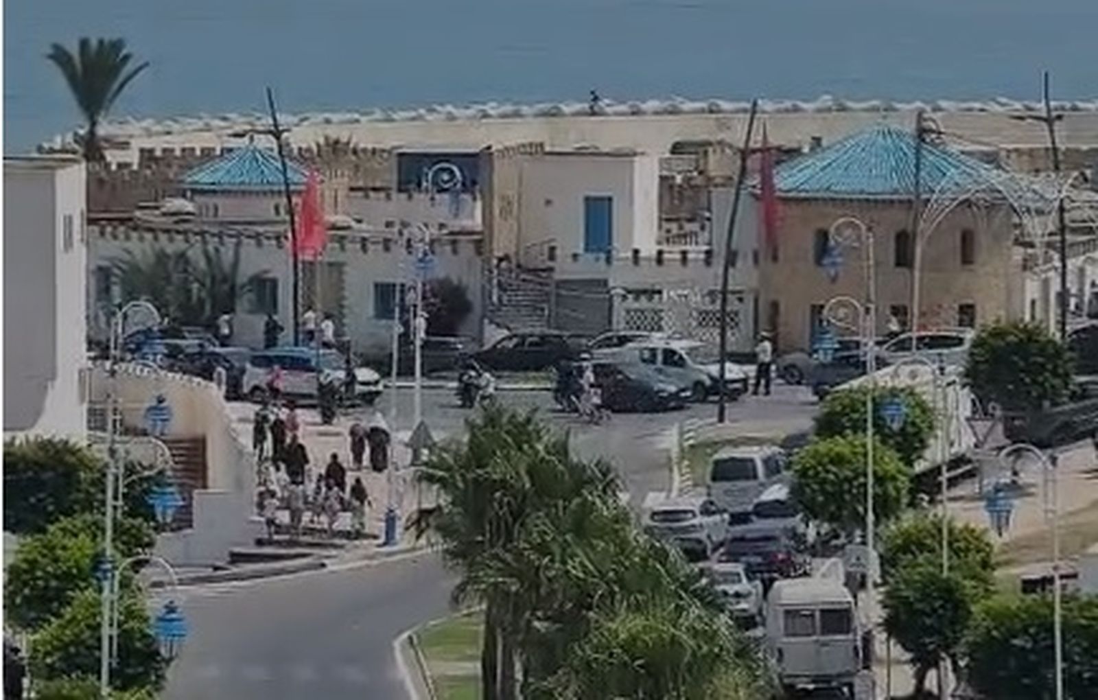 Imágenes de Castillejos el día que comenzó la llegada masiva de migrantes a Ceuta