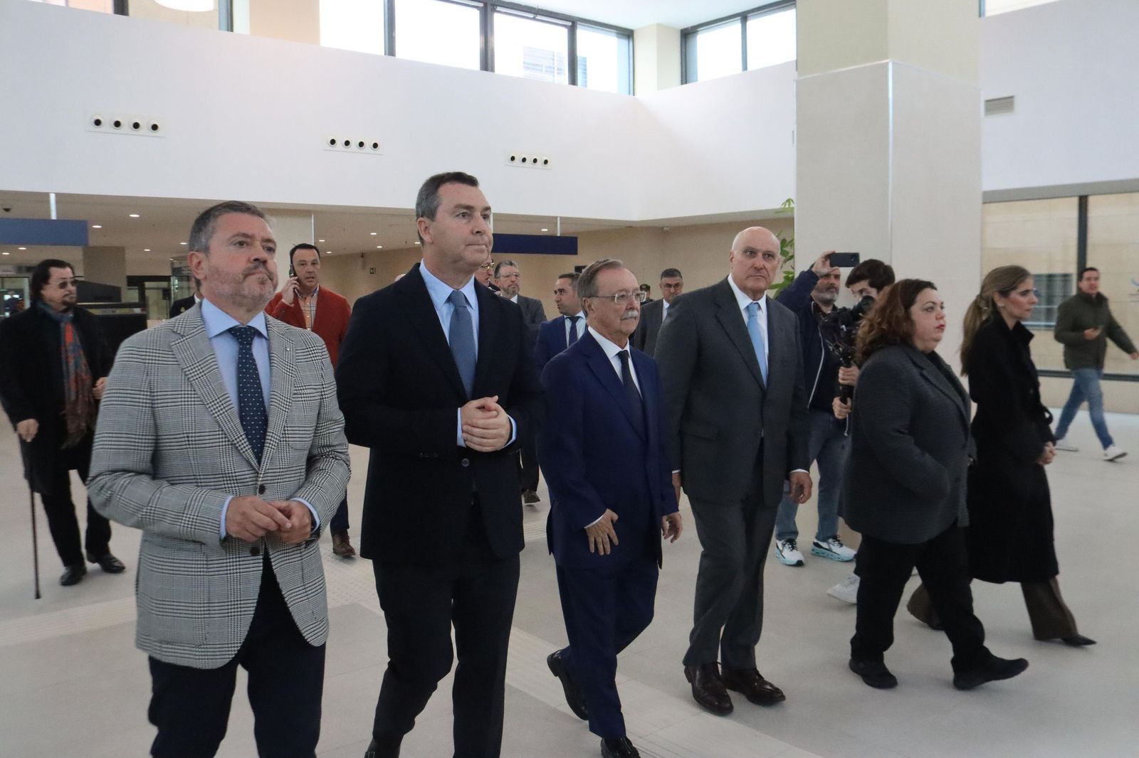 Así ha sido la visita del presidente de Puertos del Estado a la Estación Marítima