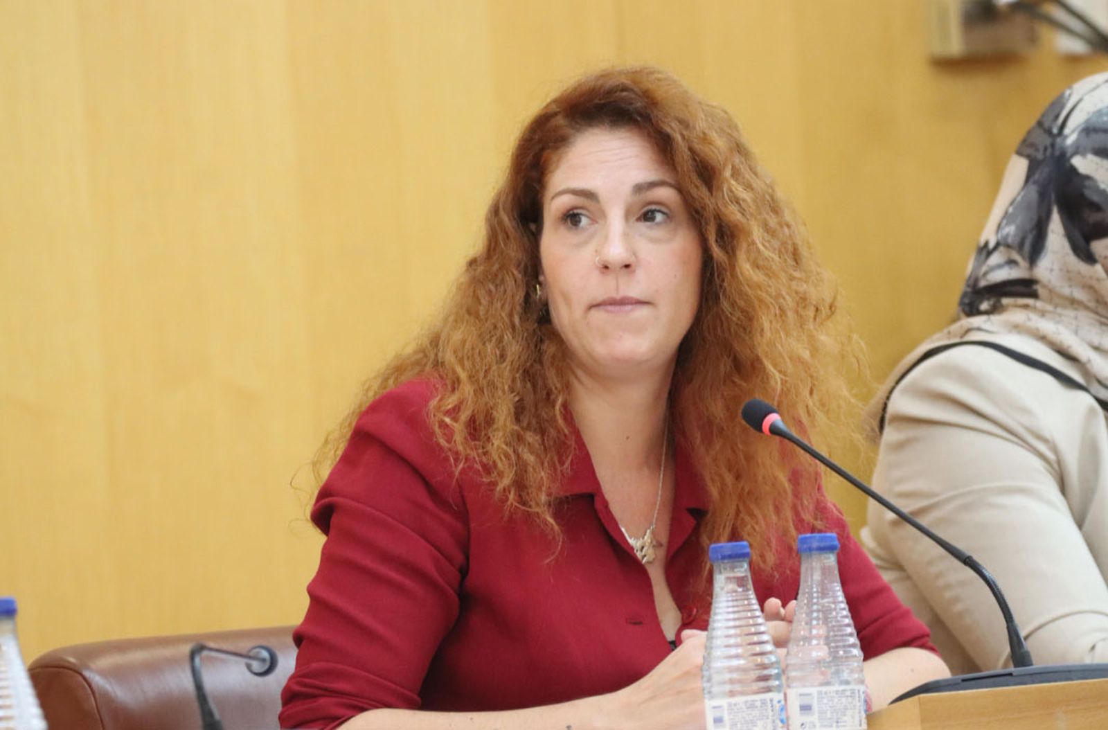 La diputada de Ceuta Ya! Julia Ferreras, en el pleno