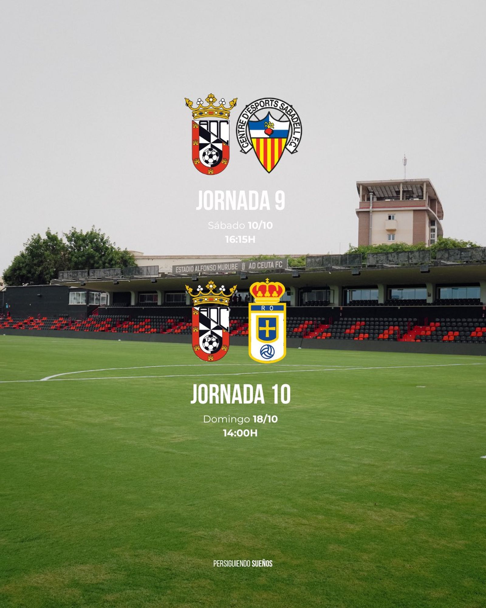 Imagen promocional de los partidos de las jornadas 9 y 10