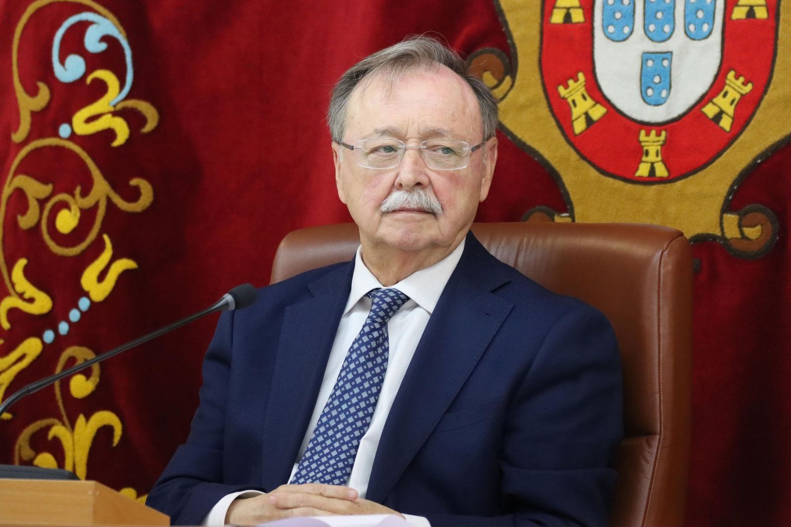 El presidente Vivas, durante una sesión plenaria de la Asamblea