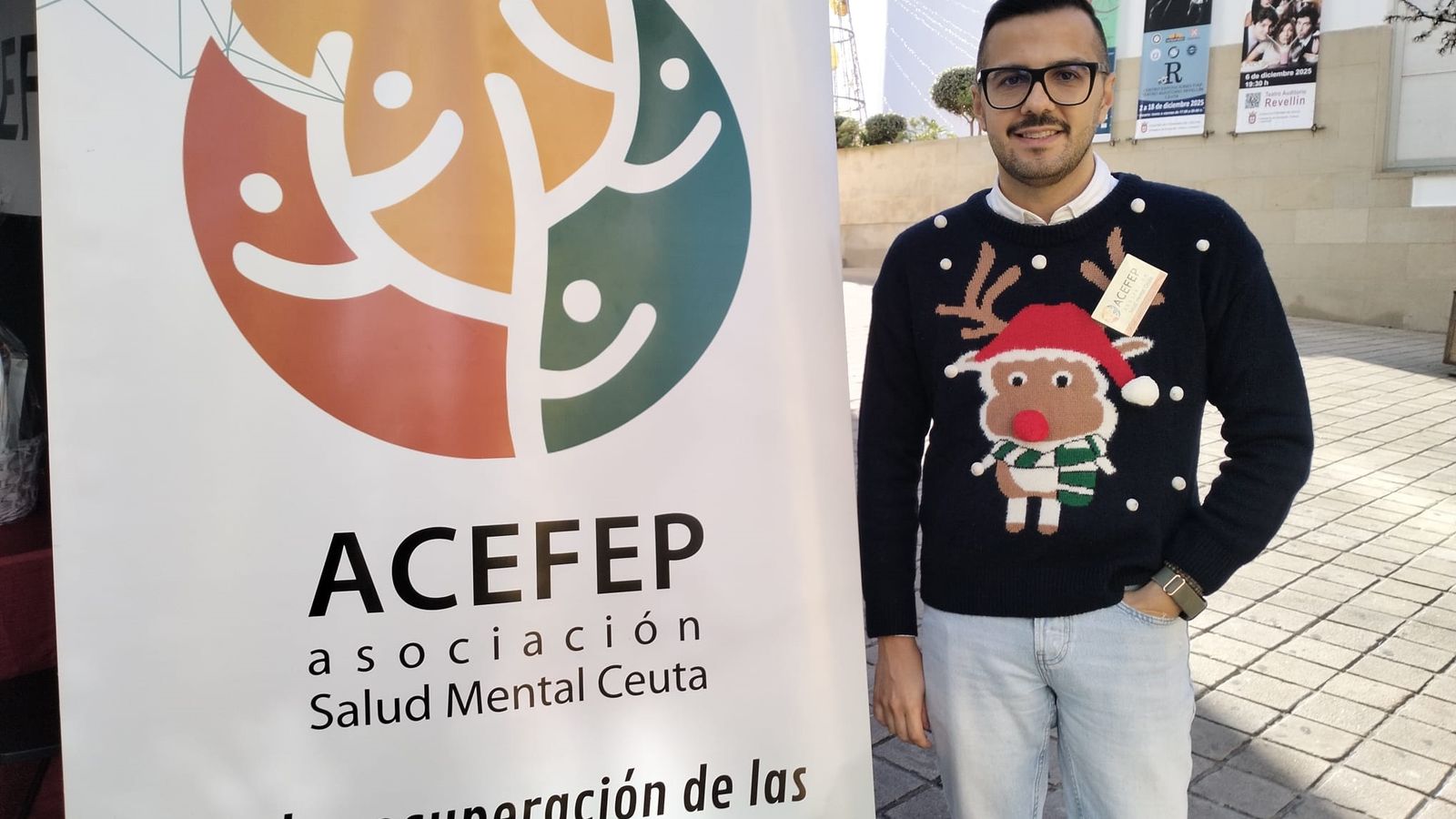 El educador social de Acefep Miguel Sánchez