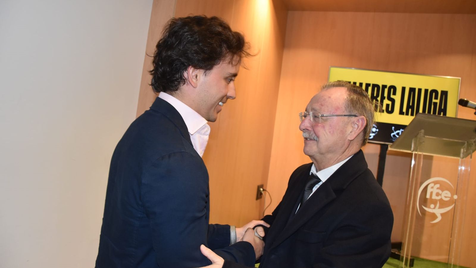 El presidente Vivas durante el acto