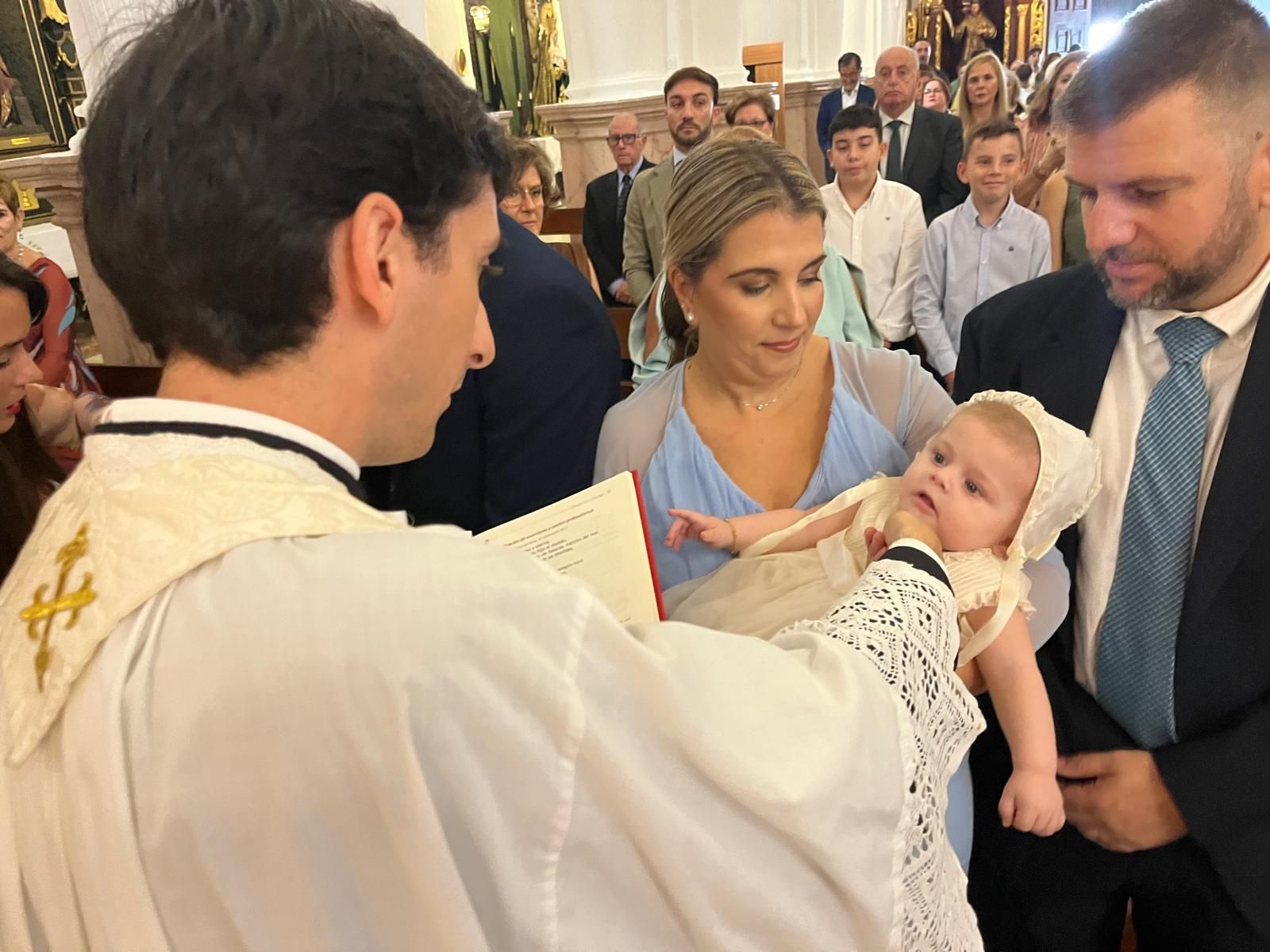 Bautismo de Nico, Mateo y Leo en el Santuario