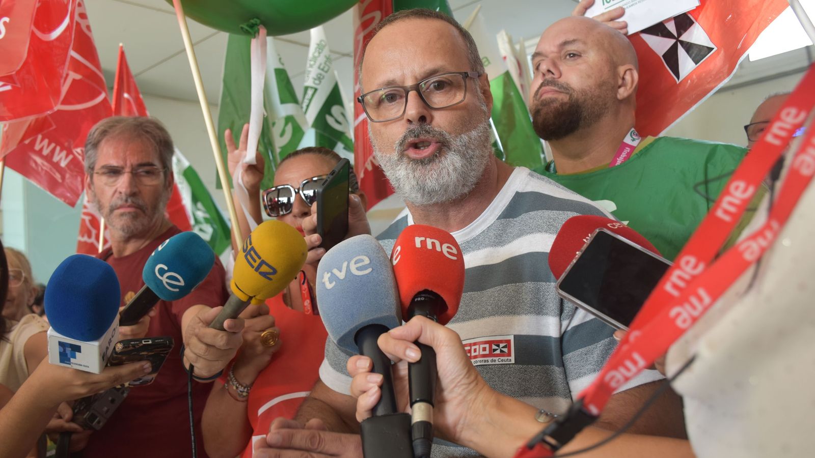 El secretario general de CCOO, Ángel Lara