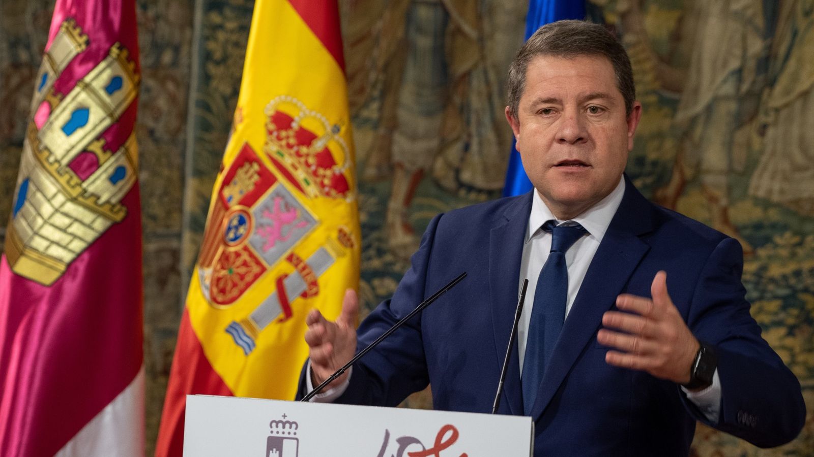 El presidente de Castilla-La Mancha, Emiliano García-Page