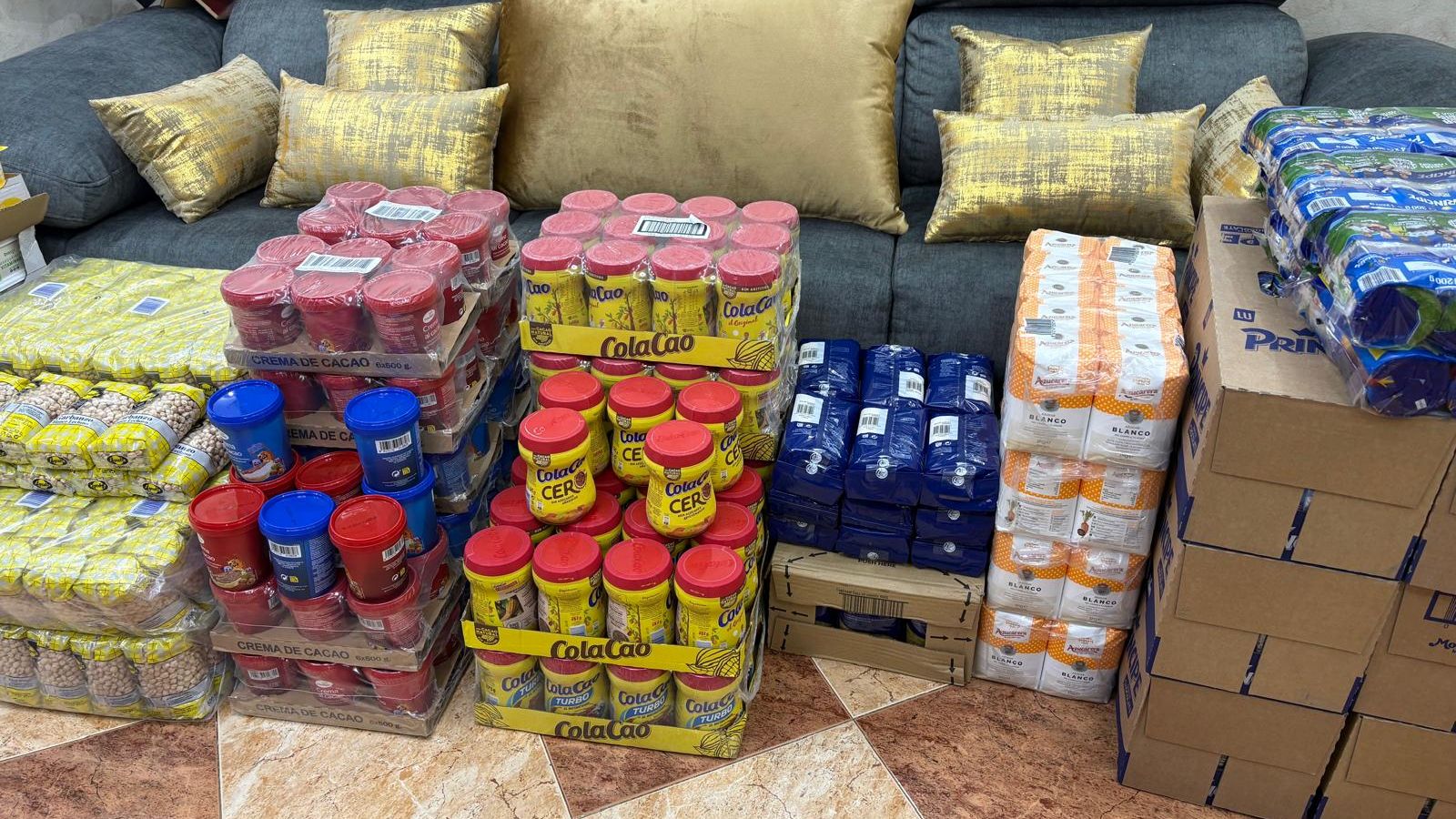 Productos recogidos por Omar Chaib.