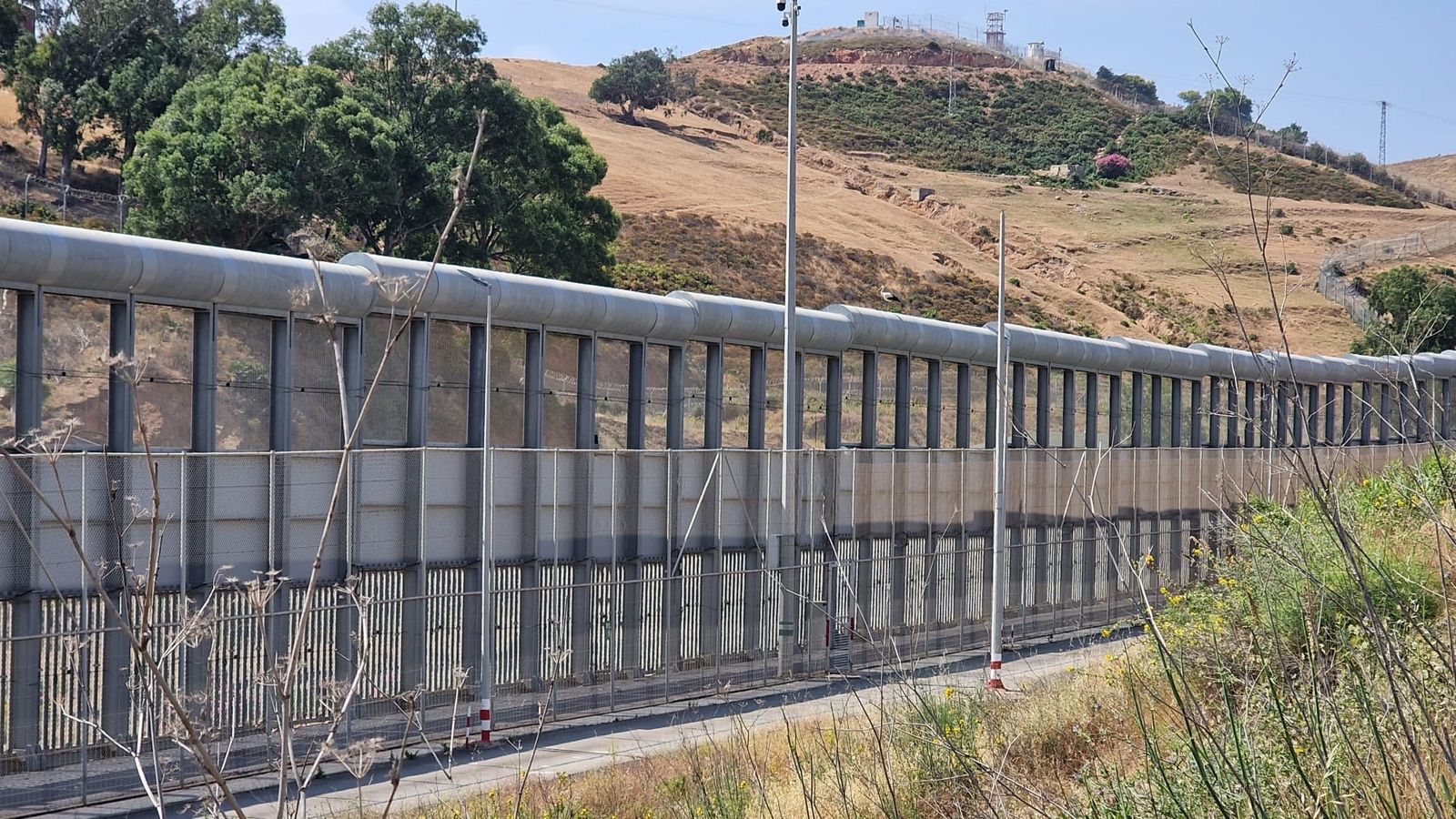Los drones reducen la presión migratoria en la frontera de Ceuta
