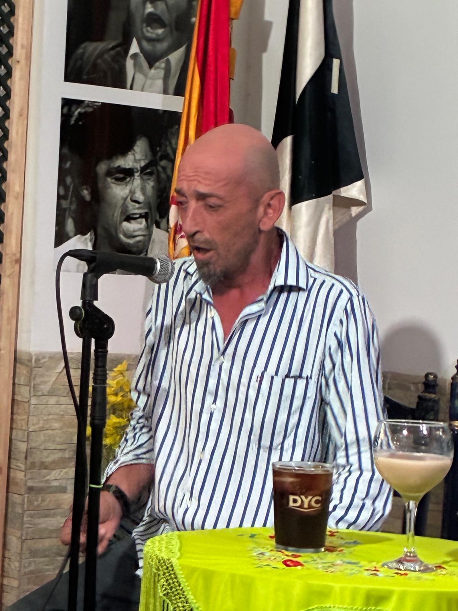 Jesús ‘el Sevillano’ ofreció ayer en la Tertulia un magnífico recital flamenco