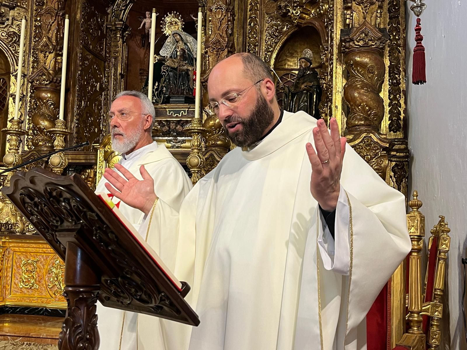 Boda de oro en el Santuario de Nuestra Señora de África de Pedro y Pepi