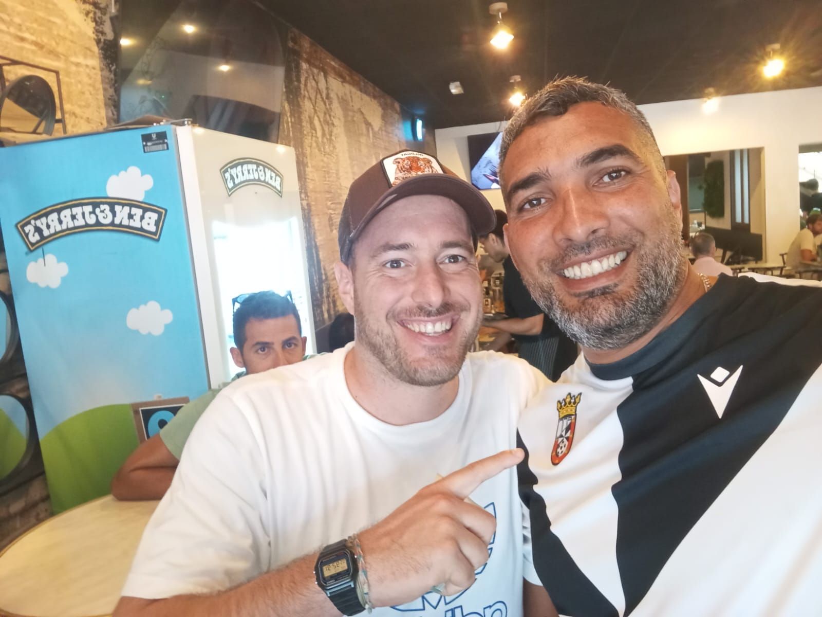 Gran  ambiente caballa antes de iniciar el encuentro ante el RCD Mallorca en el estadio Son Moix