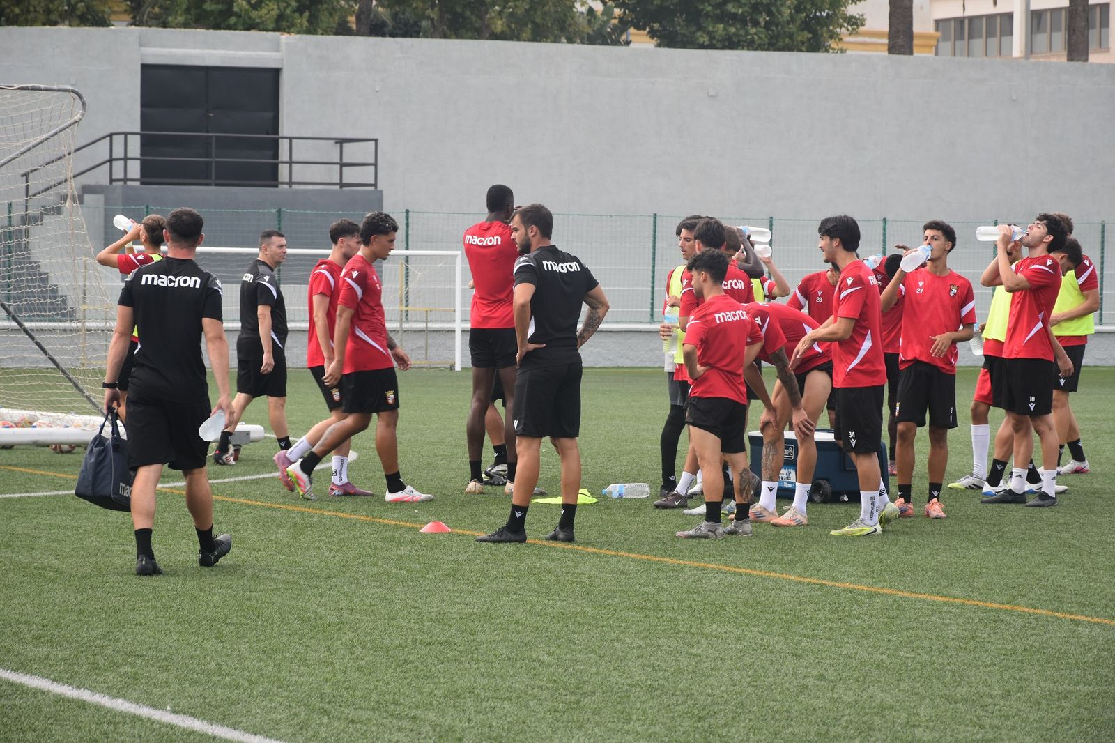 Entrenamiento del filial de la AD Ceuta