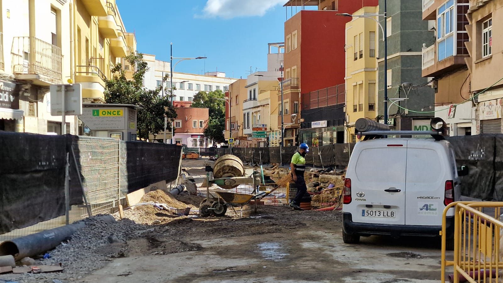 Las obras avanzan según los ritmos marcados Las obras avanzan según los ritmos marcados