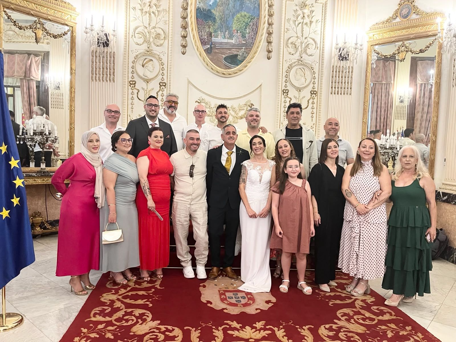 Antonio e Isabel celebran su enlace rodeados de familiares y amigos