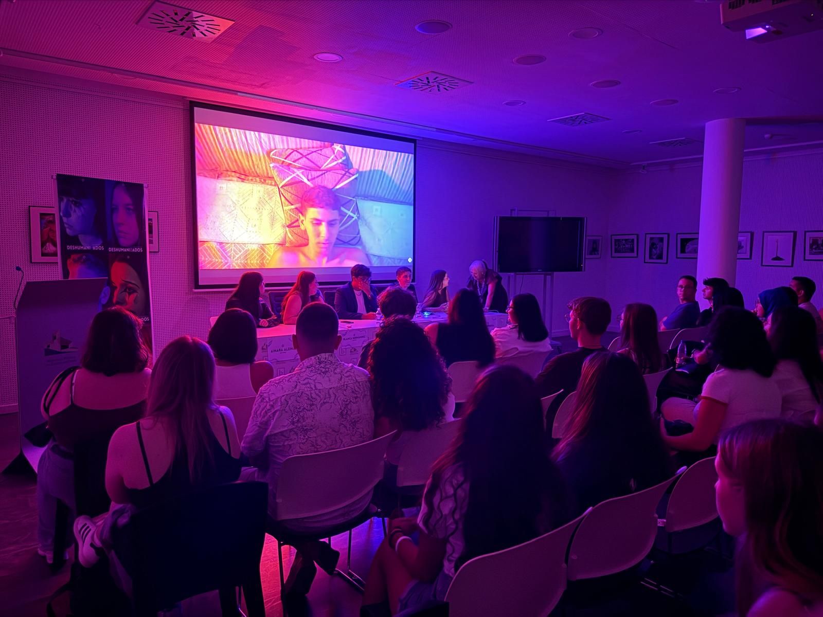 Presentación del corto 'Deshumanizados', realizado por jóvenes ceutíes