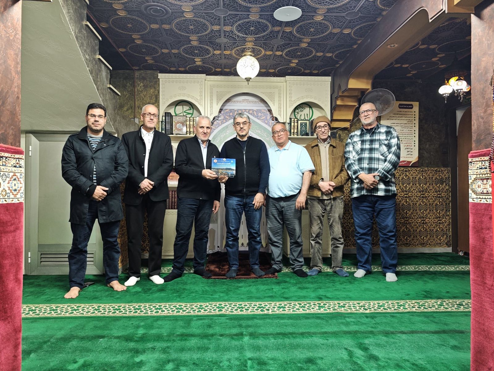 Representantes de las dos entidades, durante uno de los encuentros mantenidos en Melilla