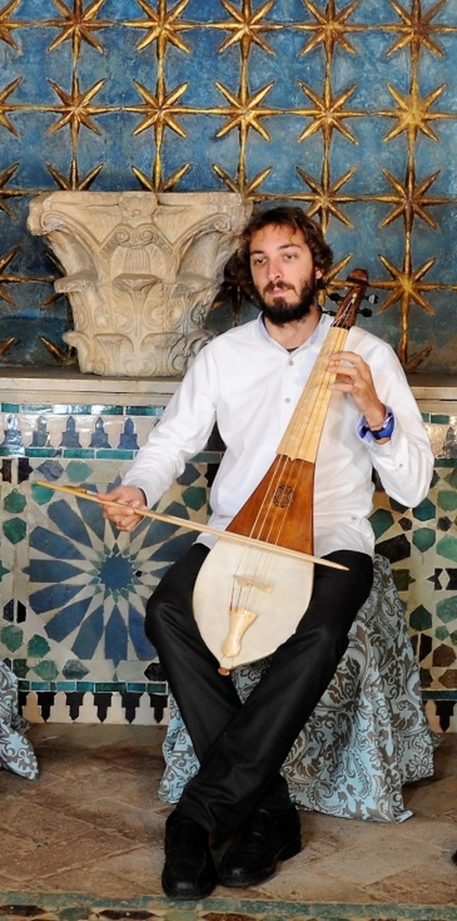 Daniel Sáez, rabel y carrillón de Campanas de 'Aquel Trovar'. / FOTO CEDIDA
