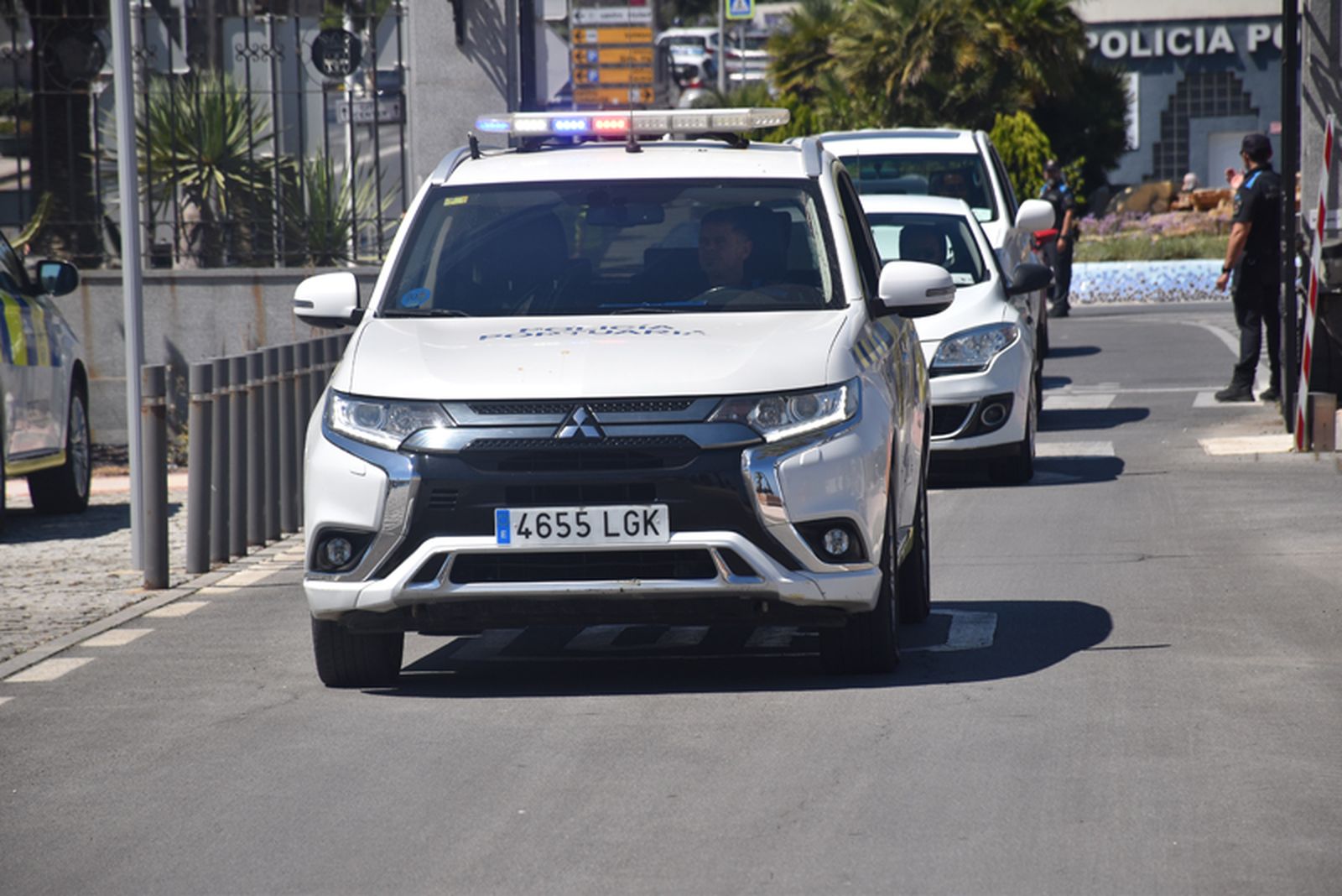 La OPE ensaya una zona de emergencia en el Muelle España