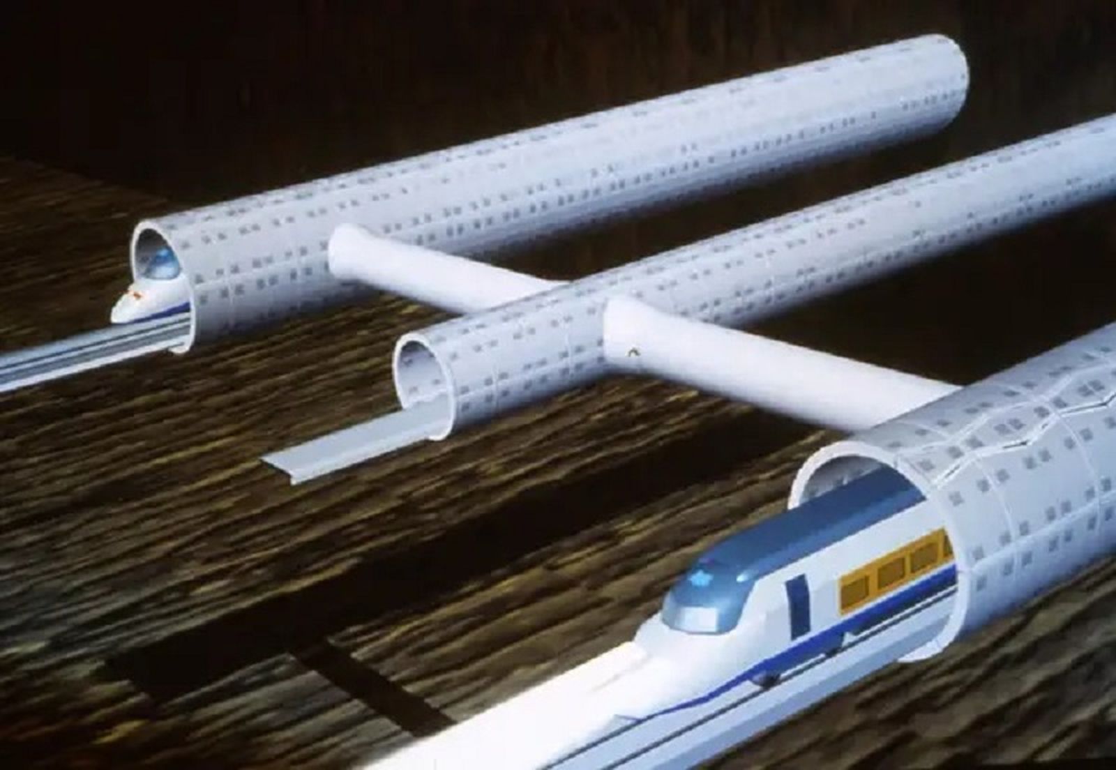 Recreación del túnel / LA RAZÓN