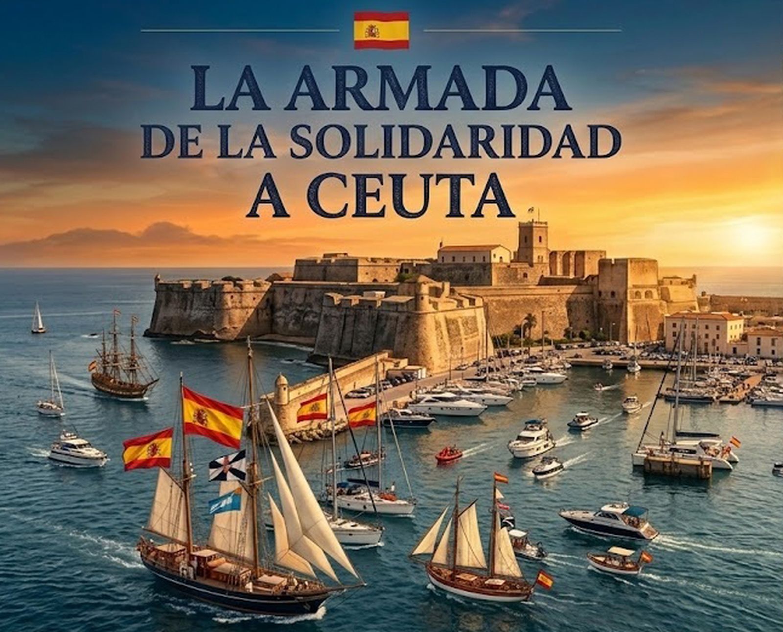 Reproducción del cartel anunciador de la travesía