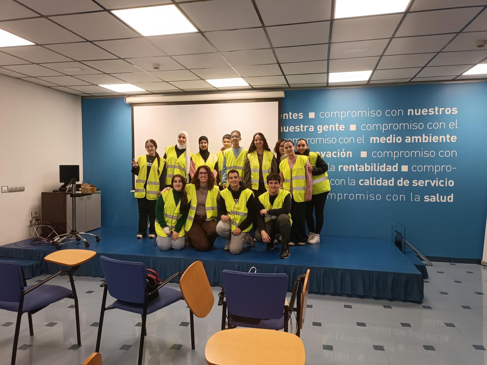 Visita del Clara Campoamor a las instalaciones de ENDESA