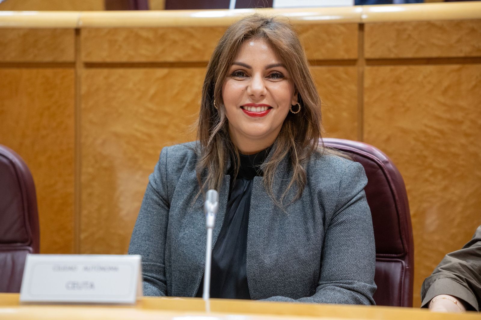 Nabila Benzina, en la Cámara Alta